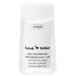 ZIAJA KOZIE MLEKO DWUFAZOWY PŁYN DO DEMAKIJAŻU OCZU I UST 120ML